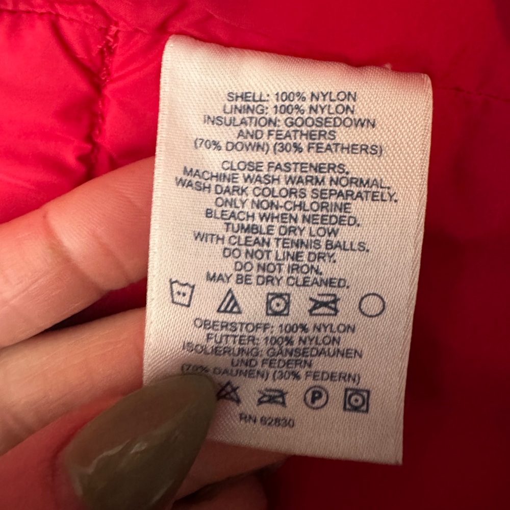 Lands End down puffer vest - Picture 3 of 5